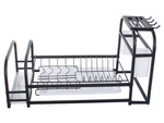 Dish drying rack with tray stand loft