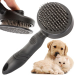 Dog hair brush cat self-cleaning grooming comb