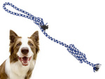 Dog toy tug rope strong long rope