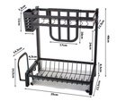 Double-decker dishwasher drainer