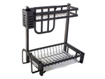 Double-decker dishwasher drainer