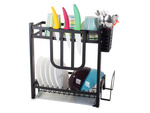 Double-decker dishwasher drainer