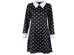 Dress wednesday addams costume kids halloween disguise 135