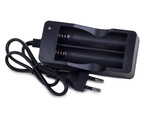 Dual 18650 battery cell charger