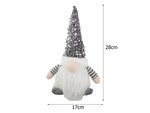 Dwarf gnome illuminated led belly christmas gnome under christmas tree