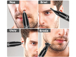 Ear nose trimmer hair remover shaver beard styling eyebrows 3in1 aku