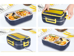 Electric lunchbox heated container for work truck lunches