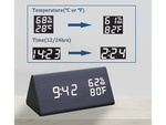 Electronic alarm clock thermometer hygrometer