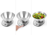 Electronic kitchen waiter with 5kg/1g digital precision metal balance