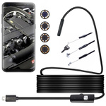 Endoscope inspection camera android pc usb 5m led