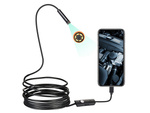 Endoscope inspection camera android pc usb 5m led