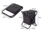 Fishing chair tourist stool thermal