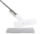 Flat mop with washer rotary solid spray 3x spare cartridges