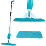 Flat mop with washer rotary solid spray