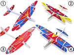 Flying foam polystyrene aeroplane usb led