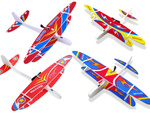 Flying foam polystyrene aeroplane usb led