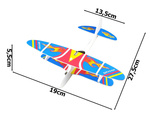 Flying foam polystyrene aeroplane usb led