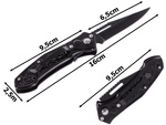 Folding knife steel tactical decorated