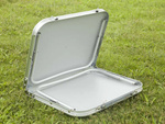 Folding table for tent suitcase