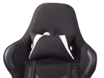 Gaming chair for rotary players bubble black