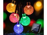 Garden garland lights 40 led solar multicolour