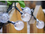 Garden garland lights 40 led solar multicolour