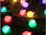 Garden garland lights 40 led solar multicolour