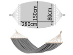 Garden hammock hanging double rocker strong xxl large cover with ropes