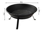 Garden hearth large poker stand grill grill fire 55 kettle