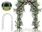 Garden pergola flower support for climbing plants arch for roses ivy metal