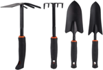 Gardening tools set shovel rake claw hoe 6 items