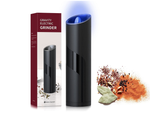 Gravity electric pepper mill for salt