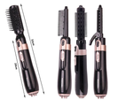 Hair dryer curling iron brush set 4in1