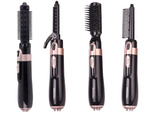 Hair dryer curling iron brush set 4in1