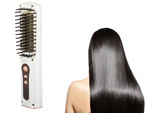 Hair straightening brush 2in1 electric cordless