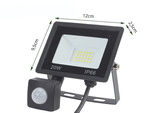 Halogen floodlight led 20w 6000k with dusk-to-dawn sensor ip66