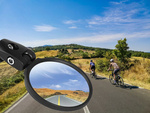 Handlebar mirror for bicycle handlebars convex retro 360