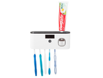 Hanger uv steriliser for toothbrushes dispenser