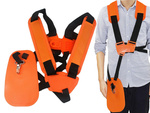 Harness for petrol scythe trimmers carrying straps harness adjustable comfortable