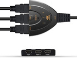 Hdmi 3-in-1 3 port 4k switch switch