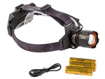 Head torch bailong led cree xhp160 powerbank