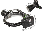 Headlamp bailong led xhp99 powerbank zoom