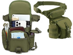 Hip pouch leg bag military tactical capacious military kidney