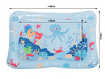 Inflatable sensory water mat for toddlers to play on