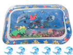 Inflatable sensory water mat for toddlers to play on