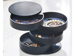 Jewellery box organiser round pull-out box