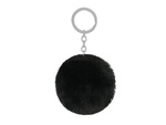 Key ring pendant bag pompon fur tinsel for handbags