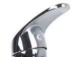 Kitchen mixer tap chrome long