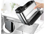 Kitchen sink dispenser soap dish liquid sponge container