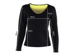 Ladies' fitness neoprene long sleeve t-shirt